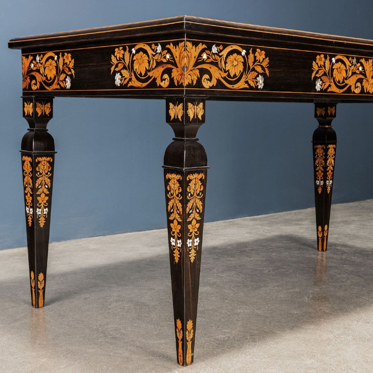 Table Ancienne Attr. à Luigi Et Angiolo Falcini Bois XIXe Siècle-photo-6