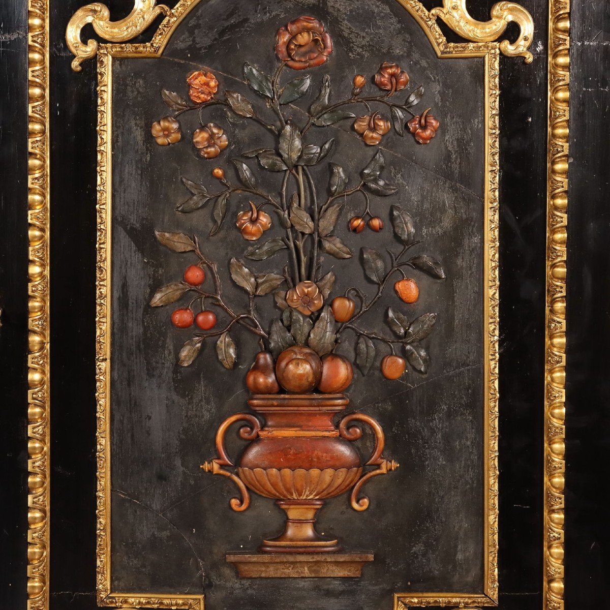 Antique Cupboard Napoleon III Georges Monbro Mahogany Ebony-photo-4