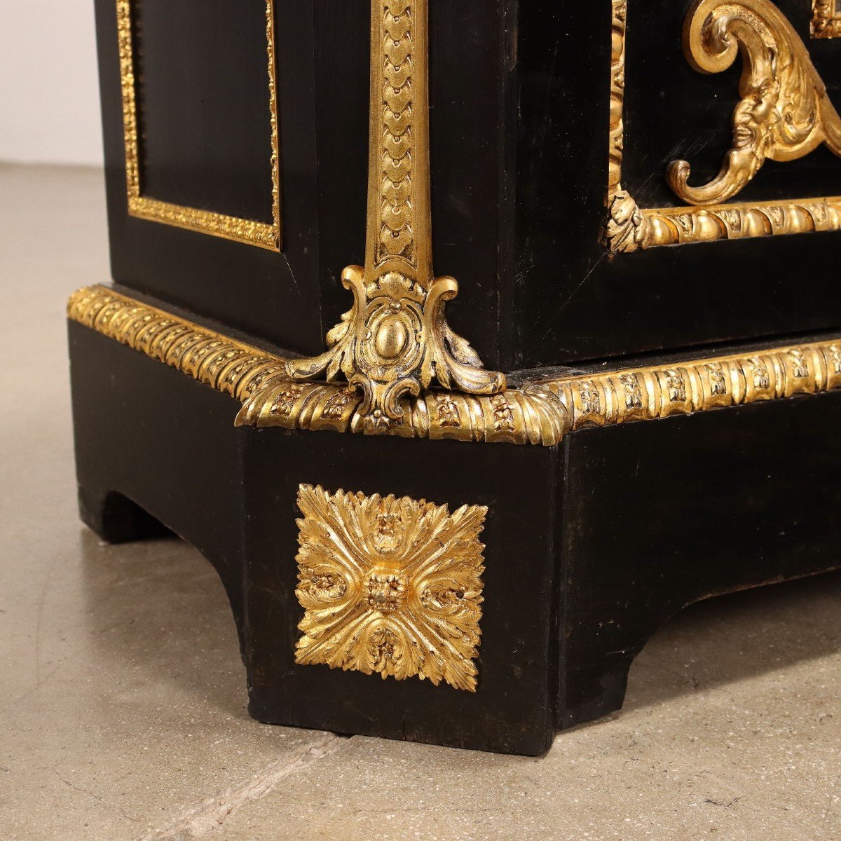 Antique Cupboard Napoleon III Georges Monbro Mahogany Ebony-photo-8