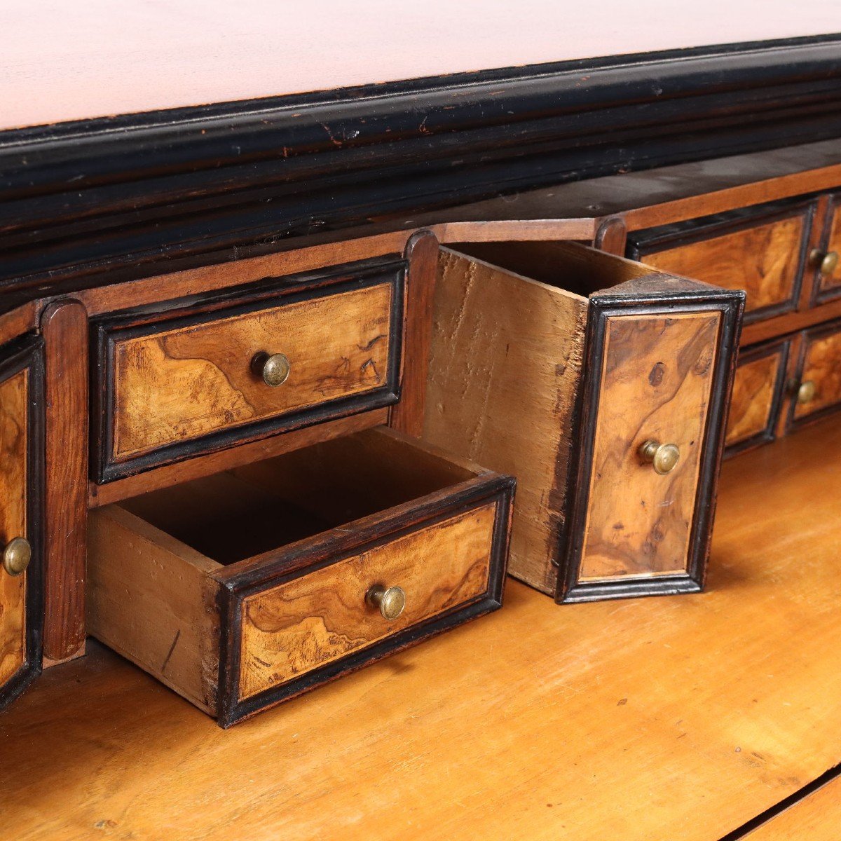 Commode Ancienne Noyer 4 Tiroirs Italie XVIIIe Siècle-photo-4