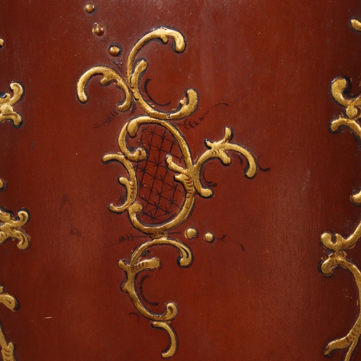 Vintage Bar Cabinet Baroque Style Gilded Wood Italy XX Century-photo-2