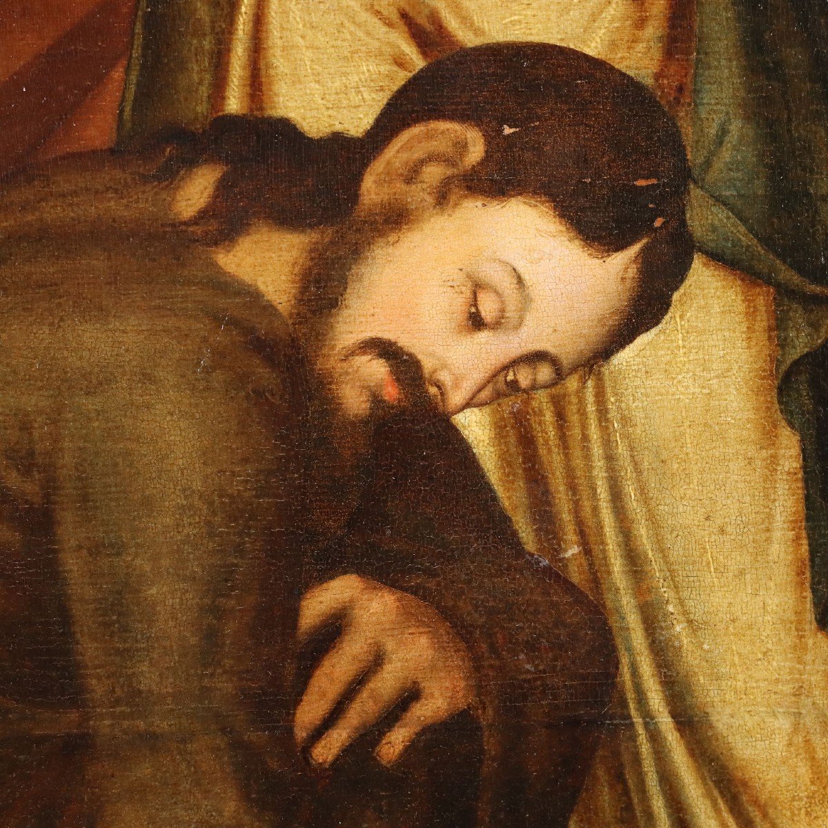 Tableau Ancien Christ Et La Femme Adultère école Flamande XVIe Siècle-photo-4