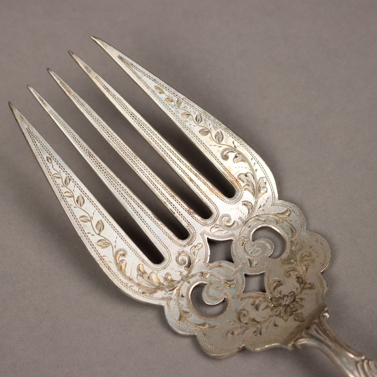 Antique Casket With Cutlery Set Silver Germany Early XX Century-photo-3