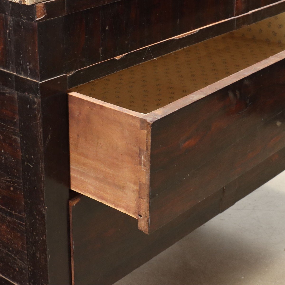 Paire De Commodes Italie Dernier Quart Du XVIIIe Siècle-photo-2