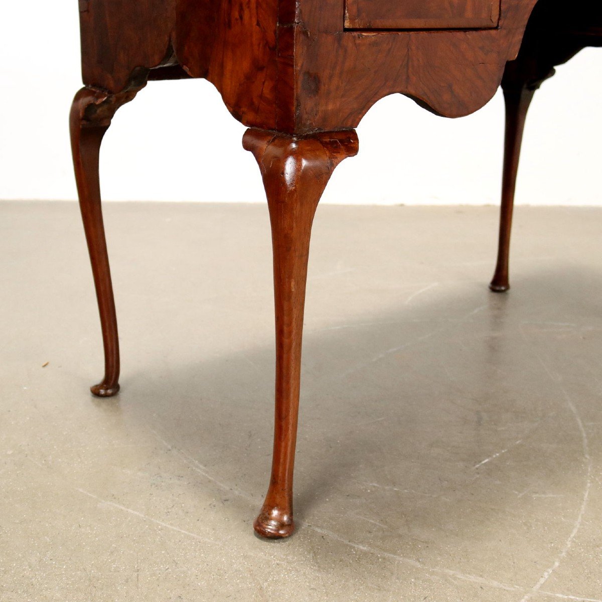Bureau Chippendale Ancien Noyer Sapin Chêne XVIIIe Siècle-photo-5