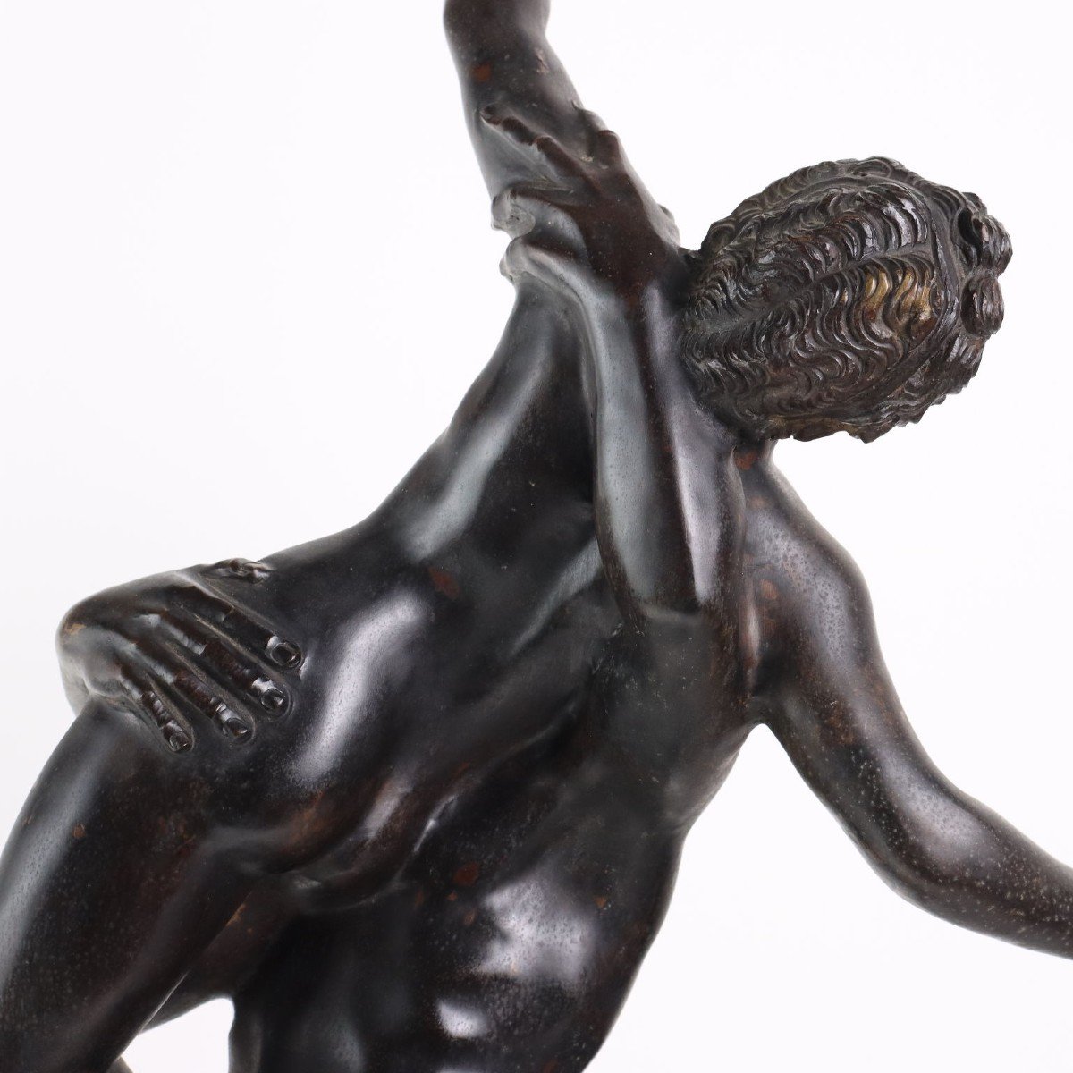 Sculpture Ancienne Sujét Historique Bronze Italie Du XXe Siècle-photo-4