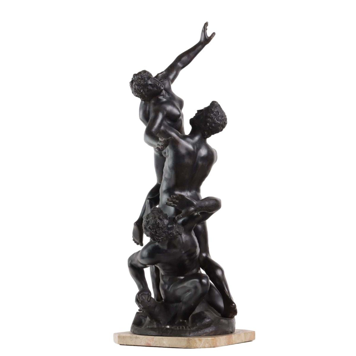 Sculpture Ancienne Sujét Historique Bronze Italie Du XXe Siècle
