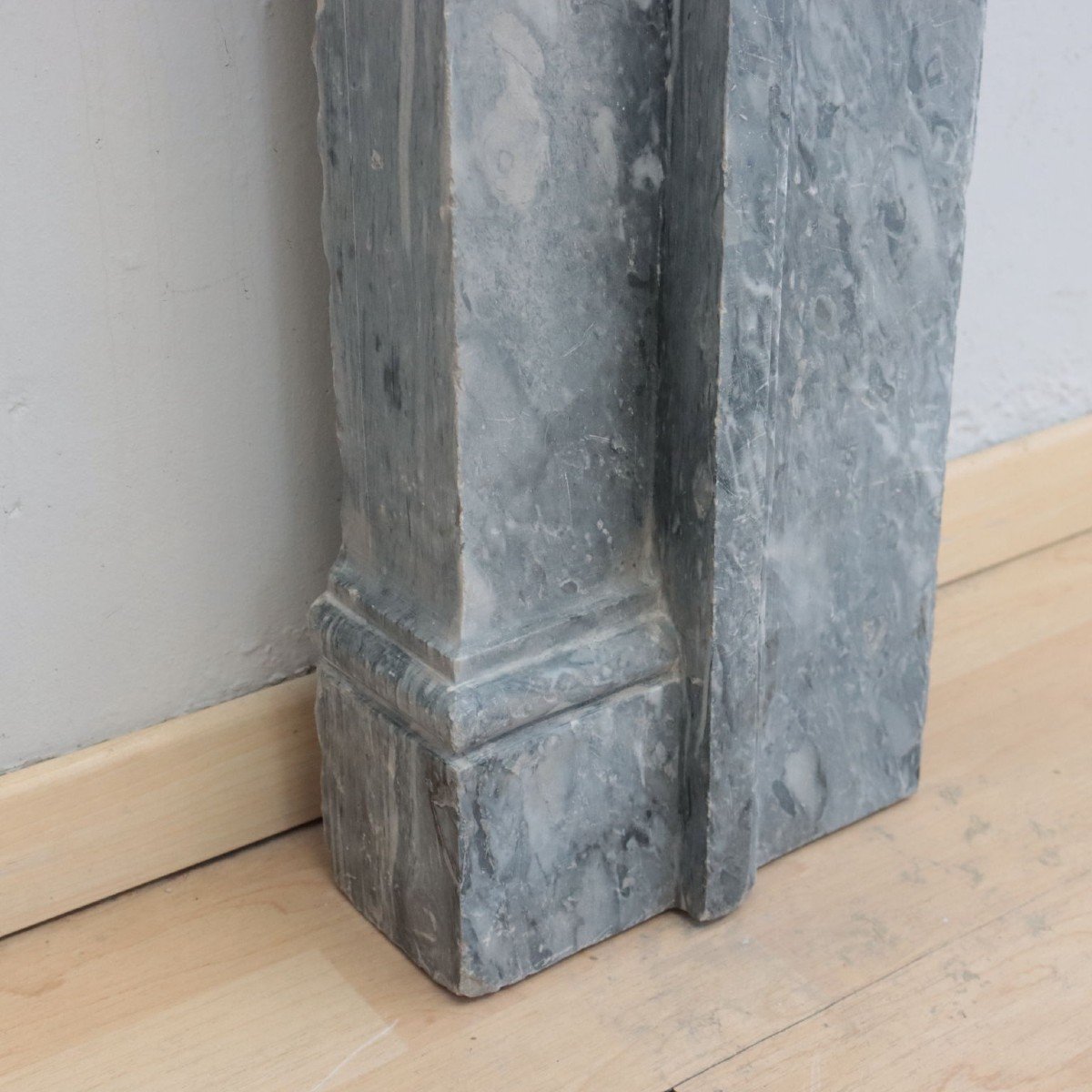 Antique Neo-classical Tuscan Fireplace Marble Italy 18th Century-photo-5