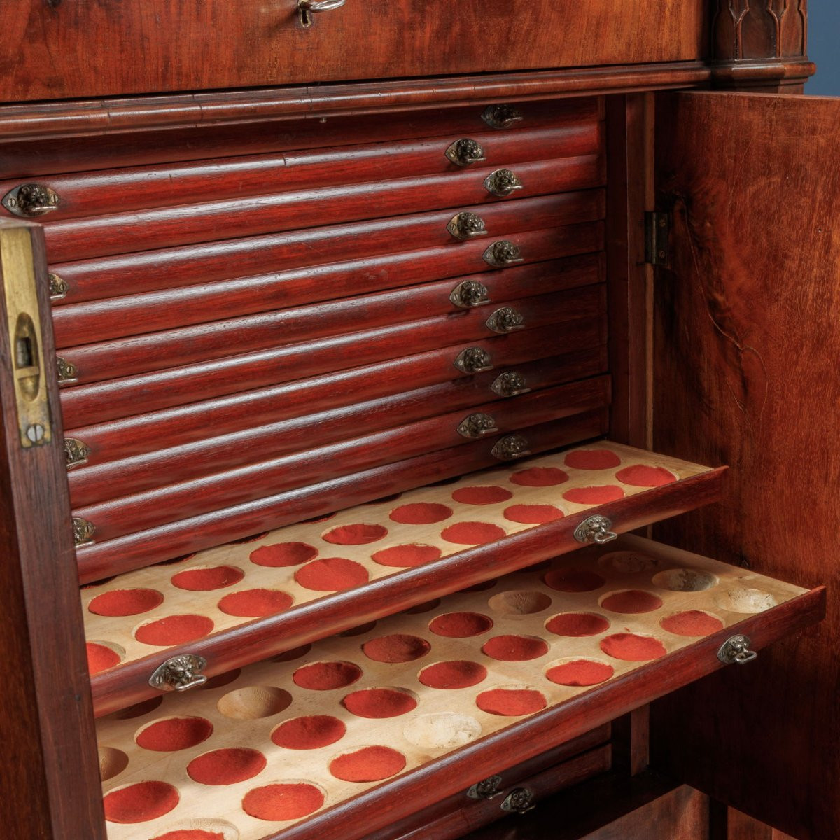 Coin Cabinet Piedmont, Second Quarter Of The 19th Century-photo-3