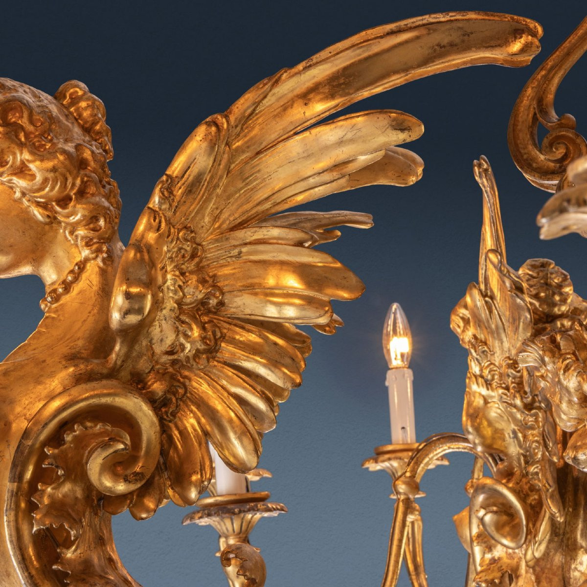 Lustre, Attribuable à l'Atelier De Francesco Morini (1822-1899)-photo-5
