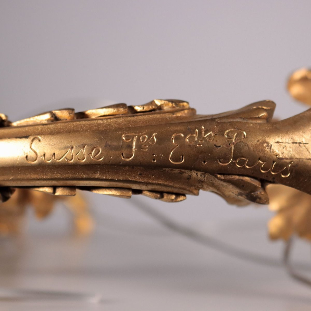 Lustre Bronze France XIX Siècle 'o. Lelièvre Sclp' 'susse Fres Edts'-photo-7