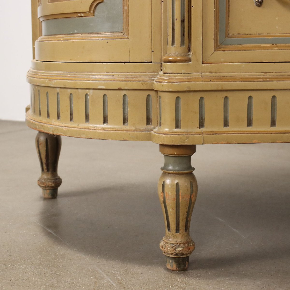 Commode Ancienne Style Néoclassique Peuplier Italie XXe Siècle-photo-5