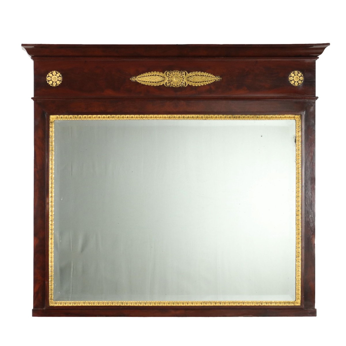 Empire Mahogany Fireplace Italy First Quarter 19th Century