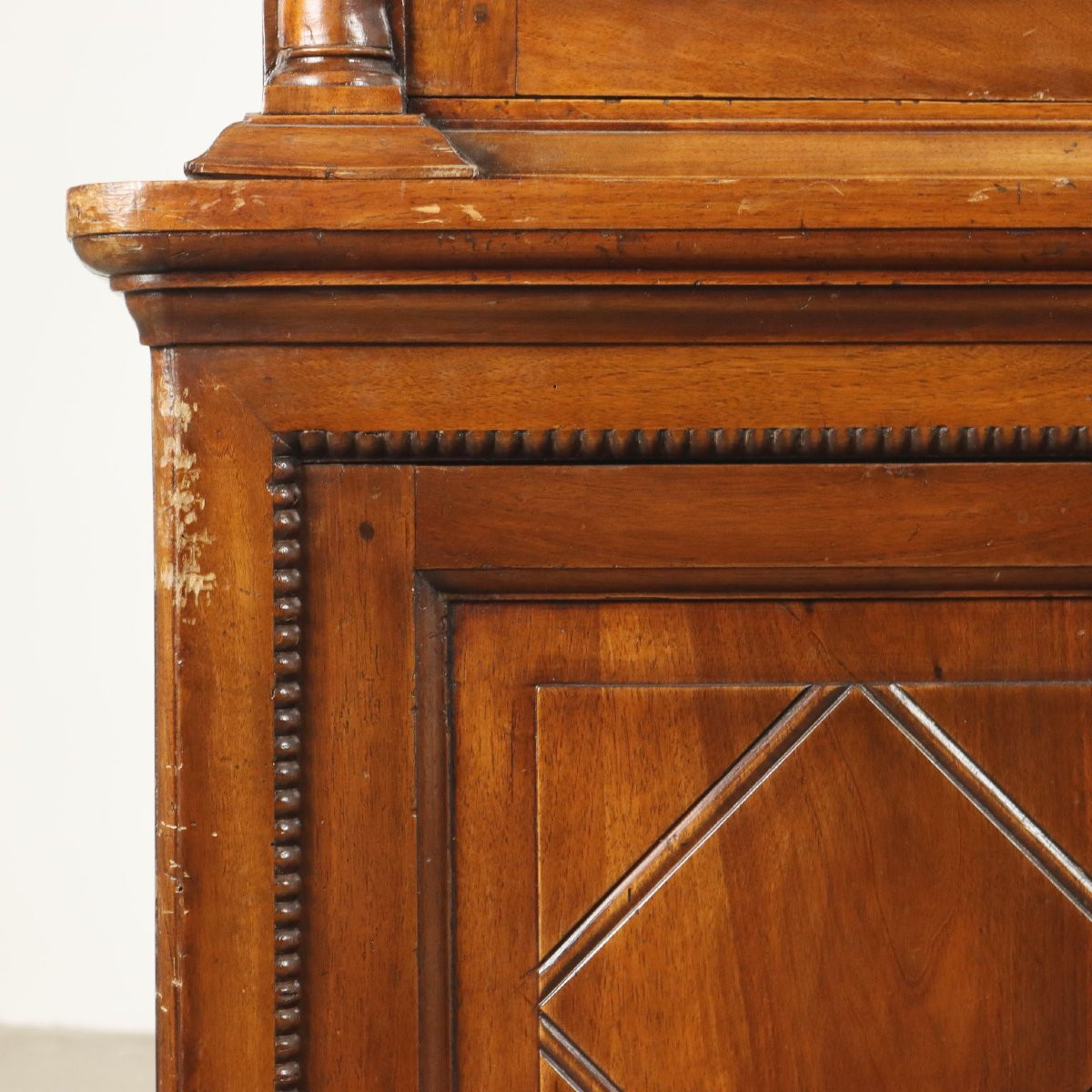 Walnut Library Italy 19th Century-photo-4