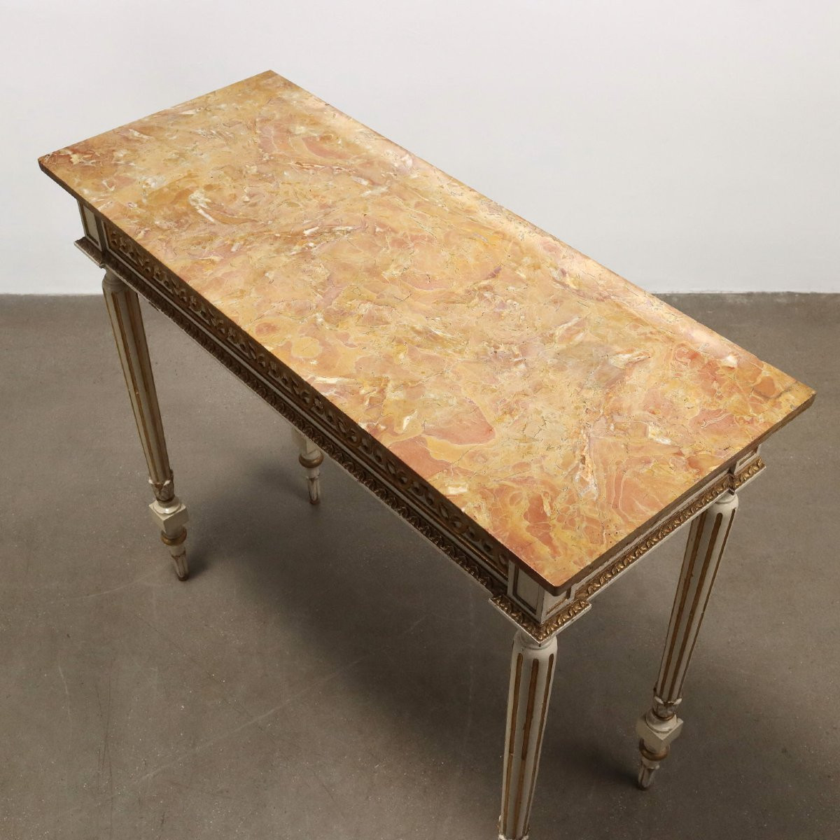 Antique Consoles Neoclassical Style Linden Fir Italy XIX-xx Century-photo-5