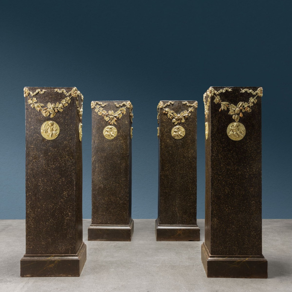 Group Of Four Neoclassical Vase Columns Italy Last Quarter Of The 18th Century