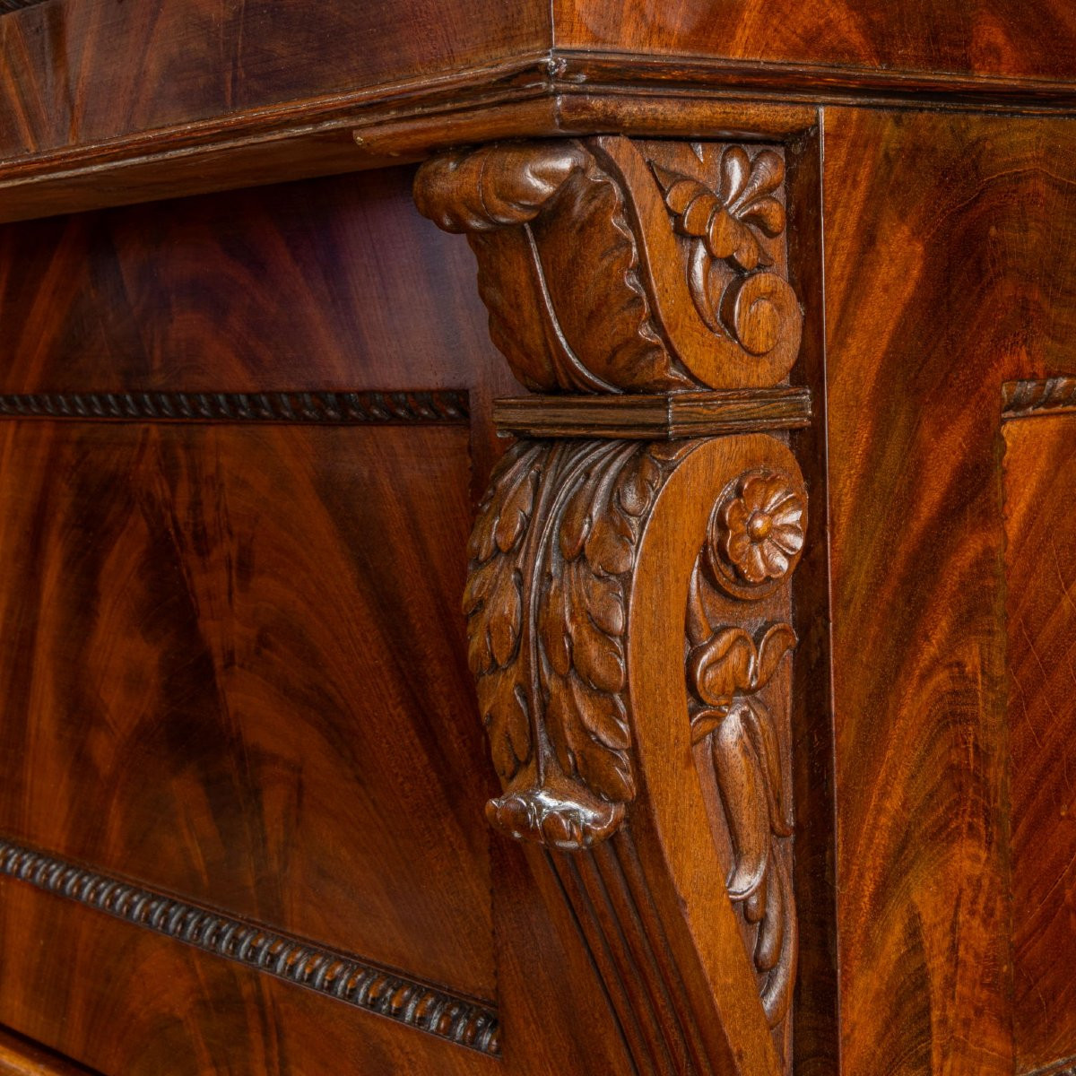 Bureau Avec Secrets Chêne Italie XIXe Siècle-photo-3