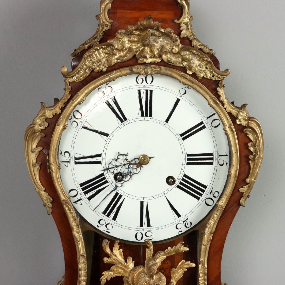 Pendule avec étagère France fin du XVIIIe siècle-photo-4