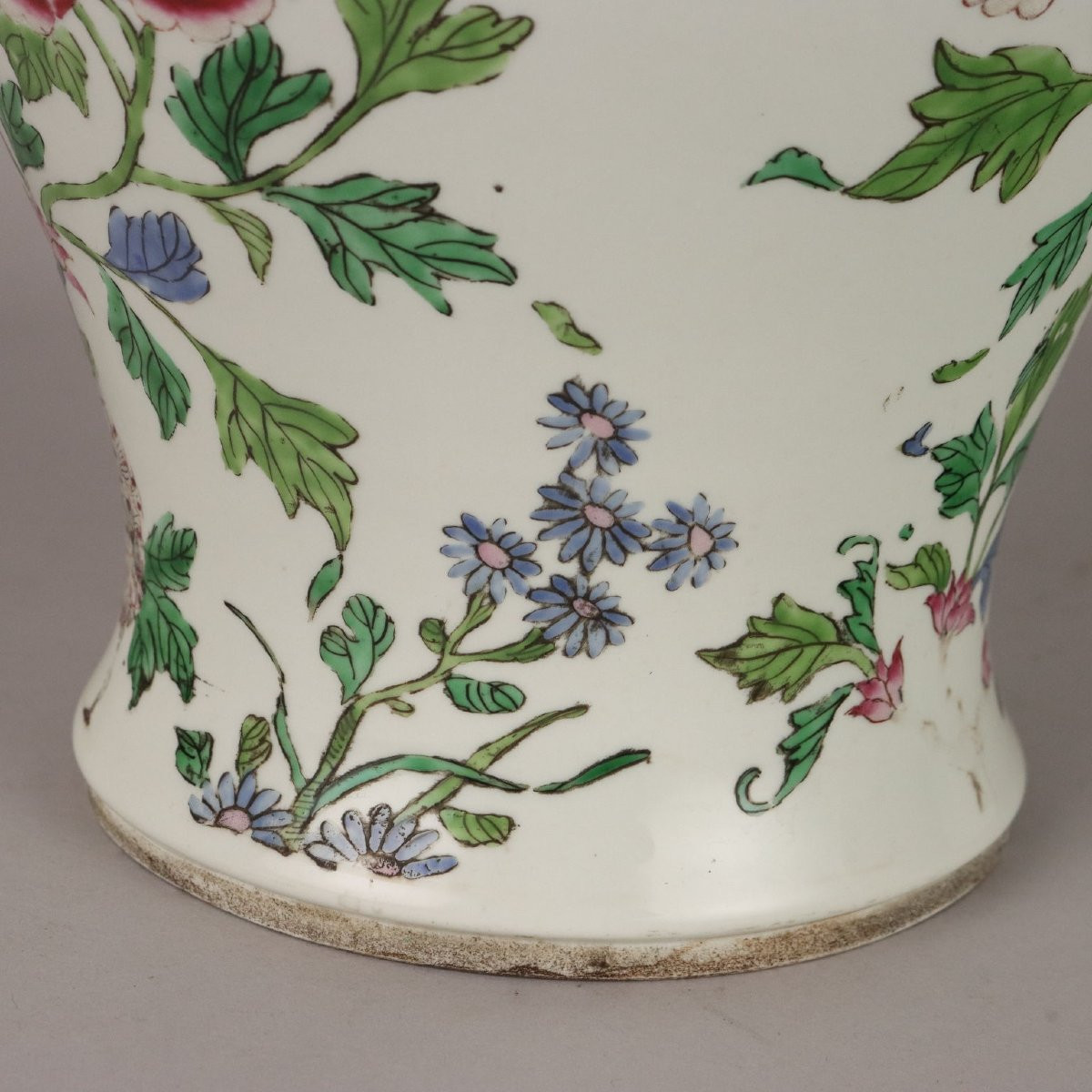 Pair Of Potiches In The Manner Of Edmè Samson France Late 19th Century Early 20th Century-photo-3