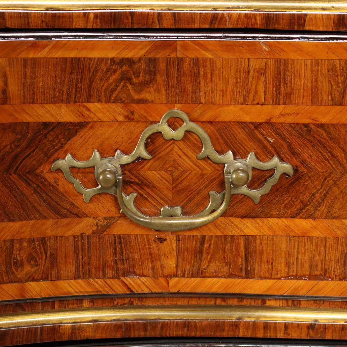 Antique Baroque Chest Of Drawers Fir Marble Top XVIII Century-photo-2