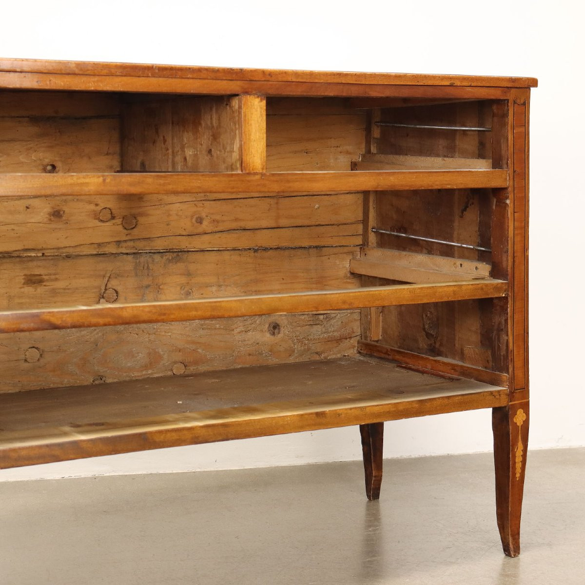 Commode Ancienne Louis XVI Noyer 4 Tiroirs France XVIIIe Siècle-photo-7
