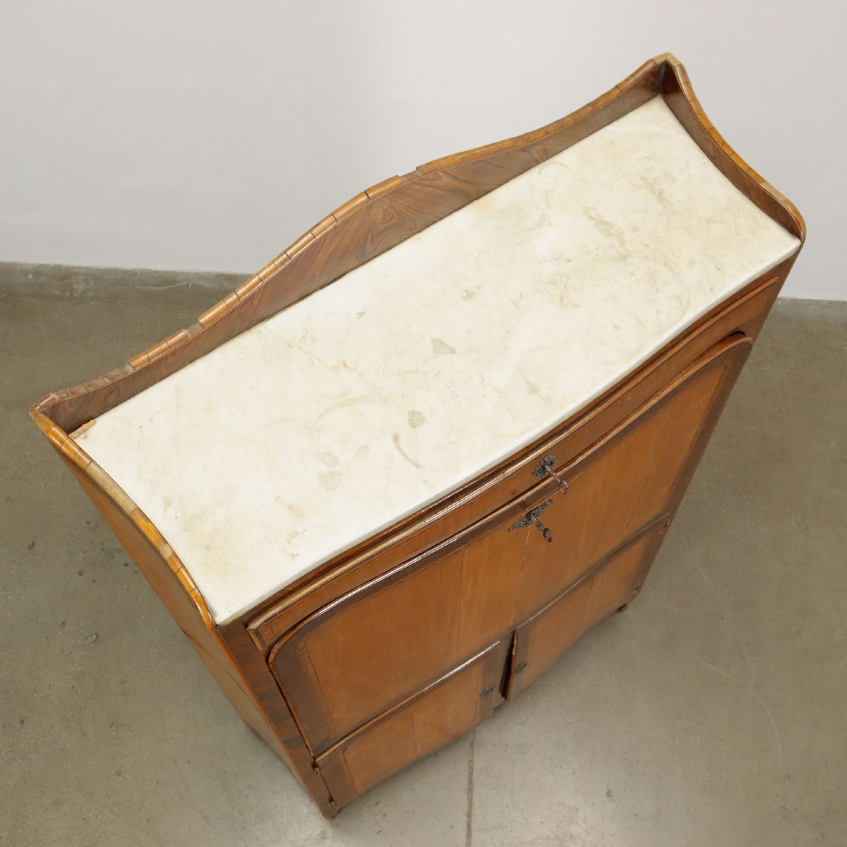 Ancient Secrétaire Mahogany And Fir Italy XVIII Century-photo-3