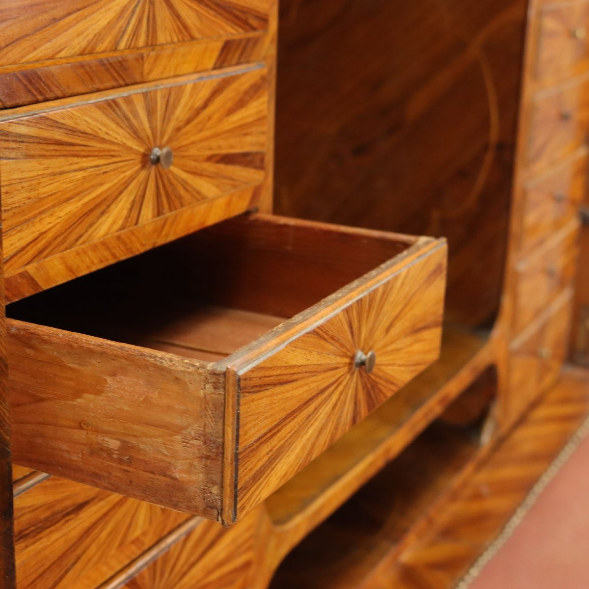 Ancient Secrétaire Mahogany And Fir Italy XVIII Century-photo-5