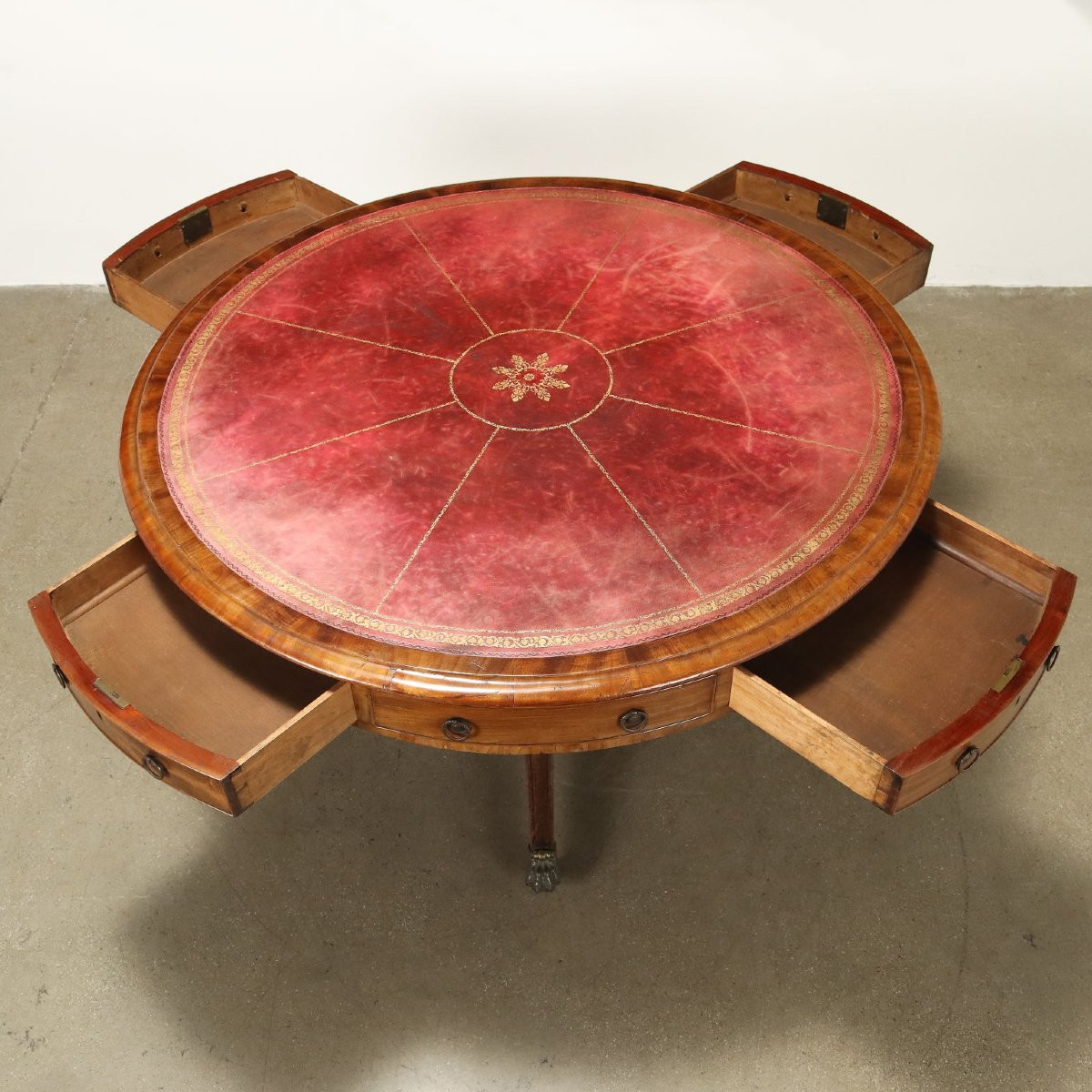 Antique Victorian Library Table Fir Mahogany United Kingdom '800-photo-3