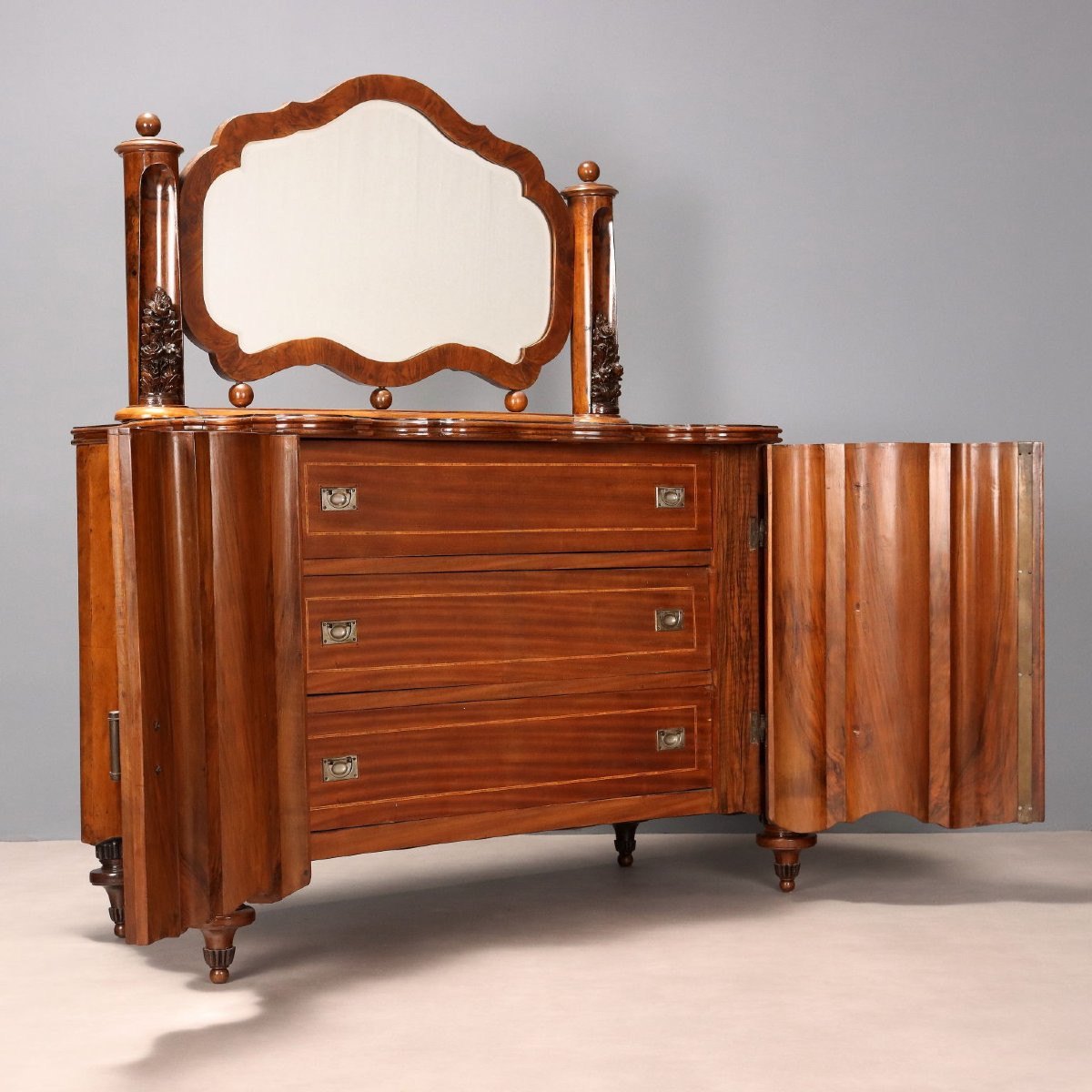 Commode avec miroir Italie, deuxième quart du XXe siècle-photo-3