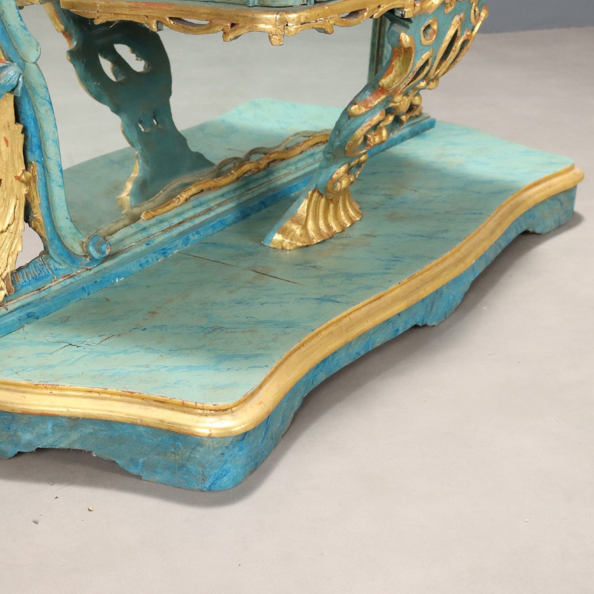 Console avec miroir Italie XXe siècle-photo-4