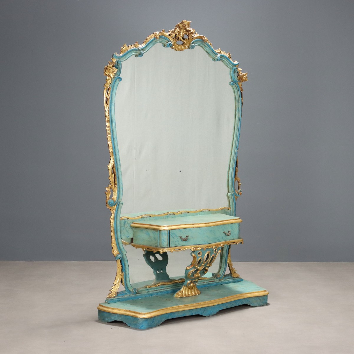Console avec miroir Italie XXe siècle