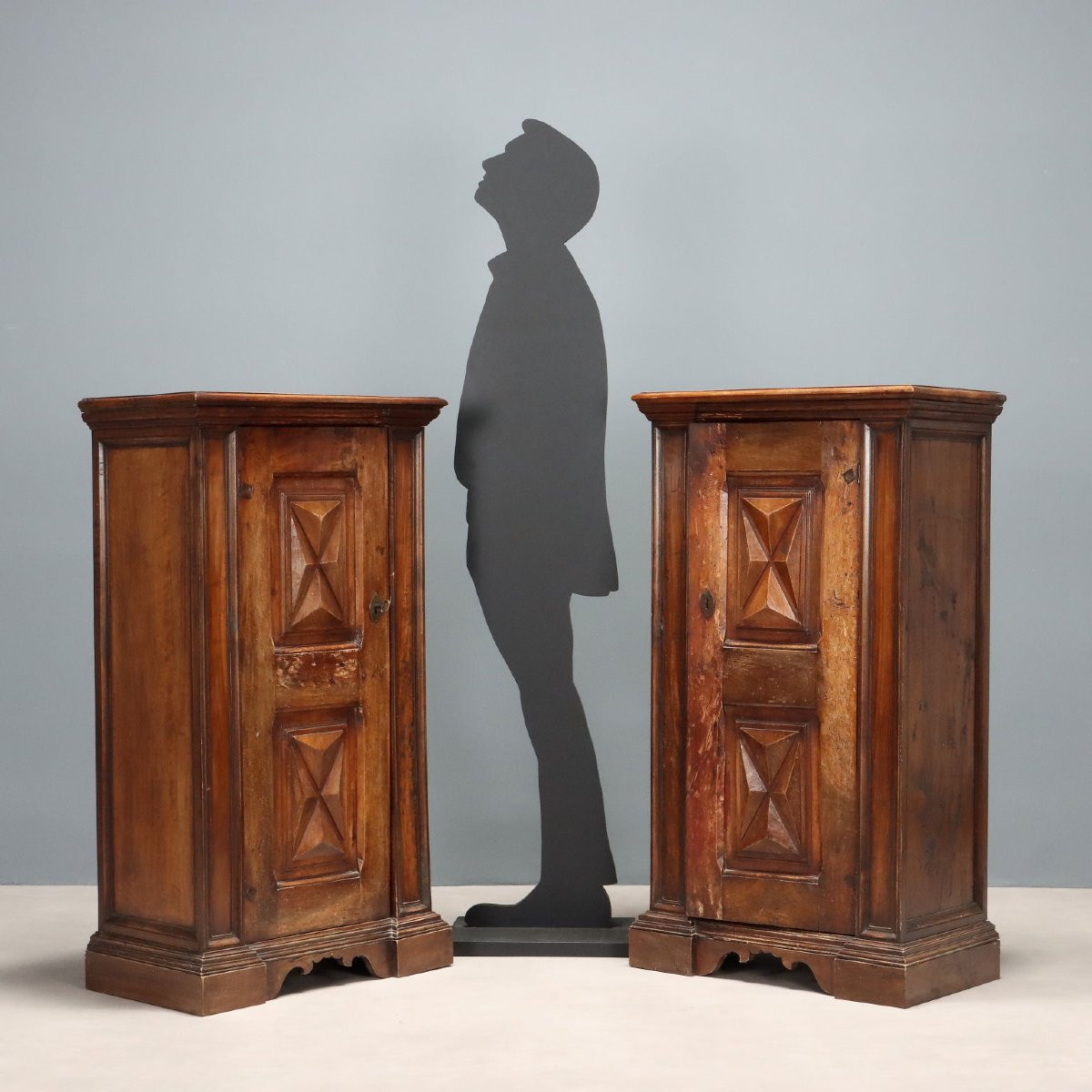 Paire de buffets de style baroque Italie, XXe siècle-photo-2