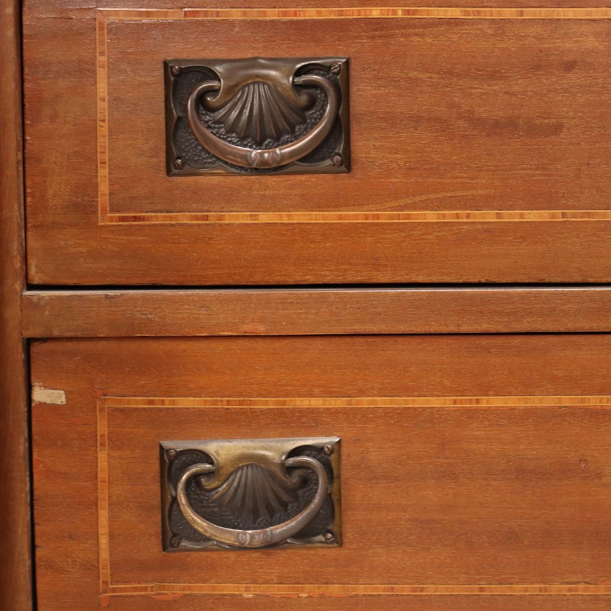 Armoire Art Deco Ancienne Noyer Bruyère de Noyer Italie XIXe Siècle-photo-2
