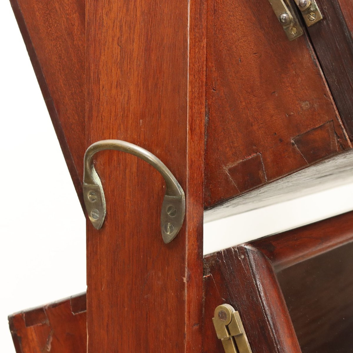Vintage Display Cabinet Mahogany Glass United Kingdom 1940s-50s-photo-4