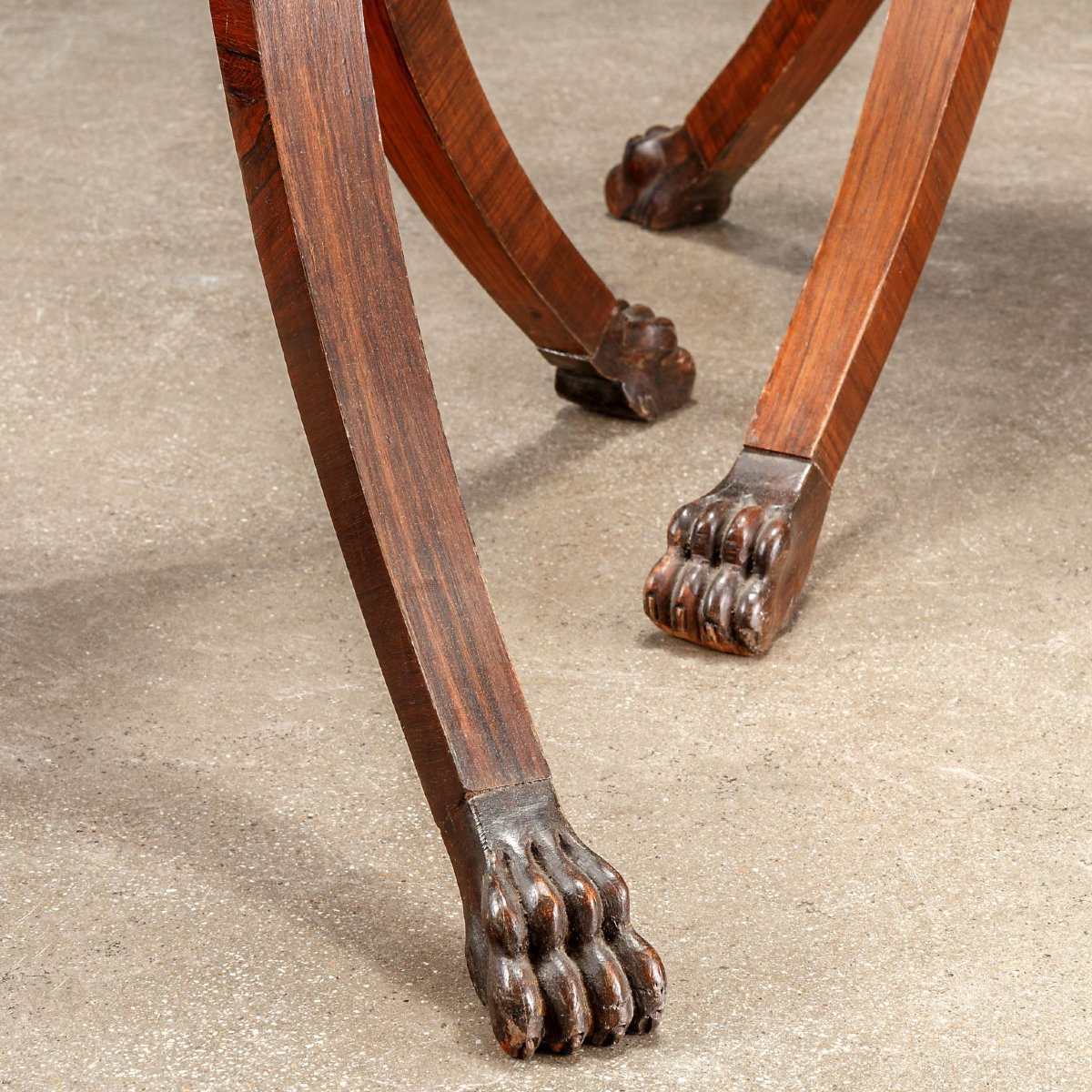 Paire de Trépieds Anciens en Palissandre Angleterre XIXe Siècle-photo-4