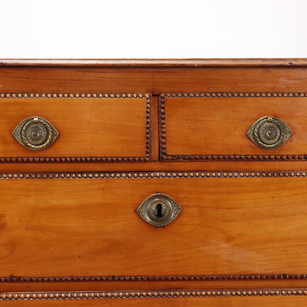 Antique Chest Of Drawers Neoclassical Cherry 4 Drawers '700-photo-3
