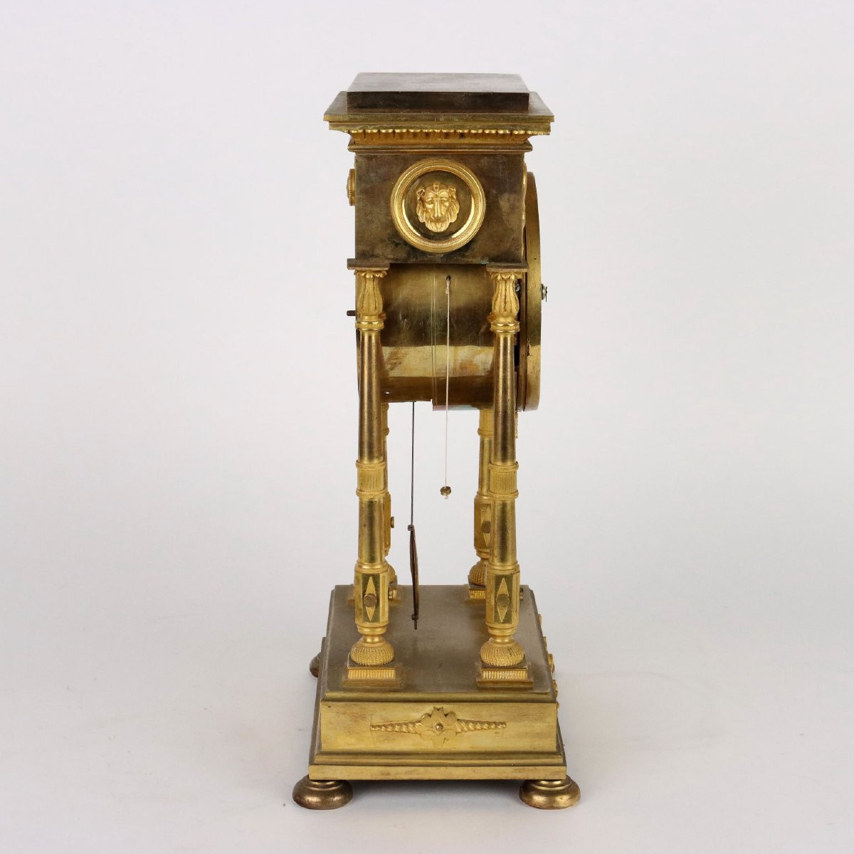 Horloge de Table Ancien en Bronze Robert & Courvoisier France '800-photo-6