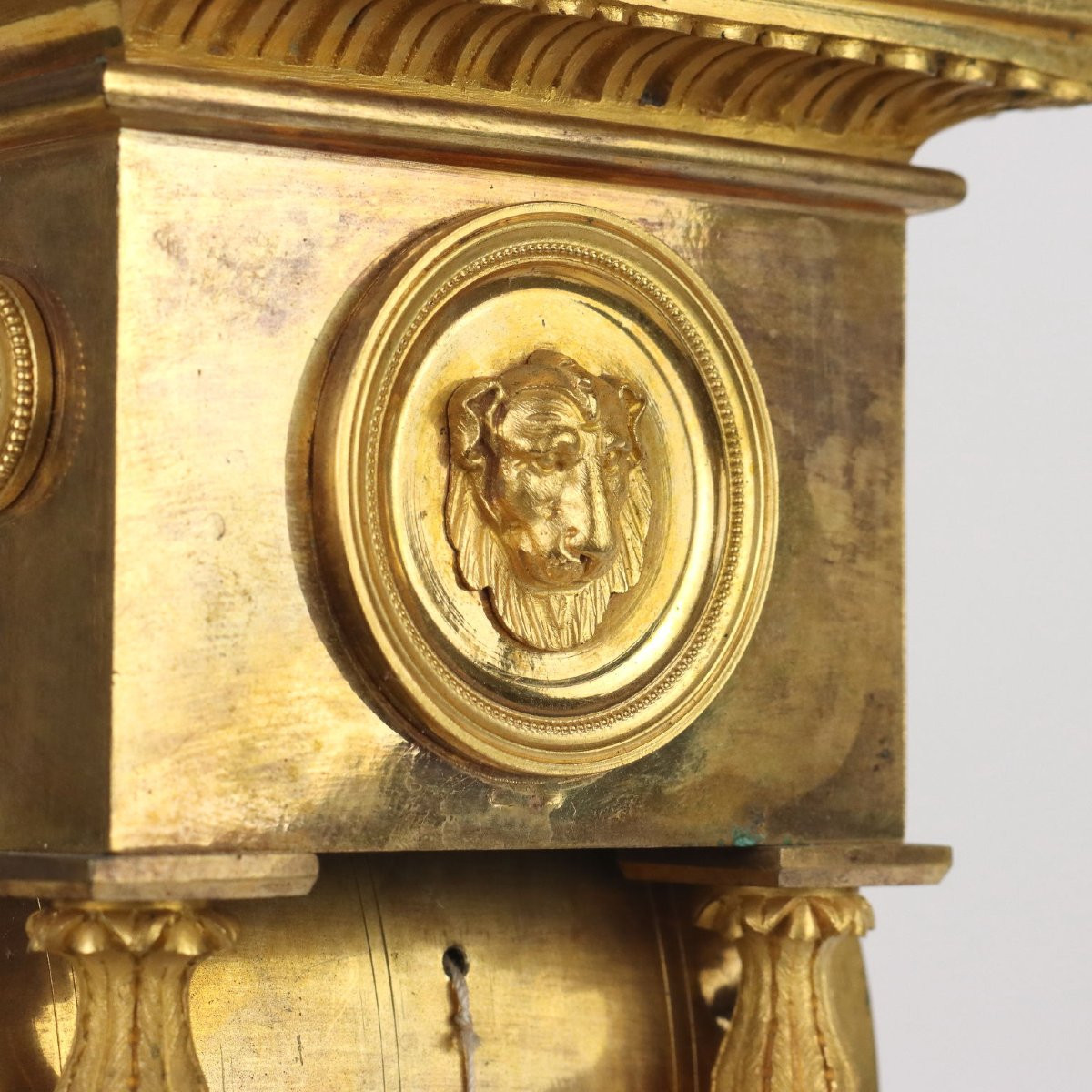 Horloge de Table Ancien en Bronze Robert & Courvoisier France '800-photo-7