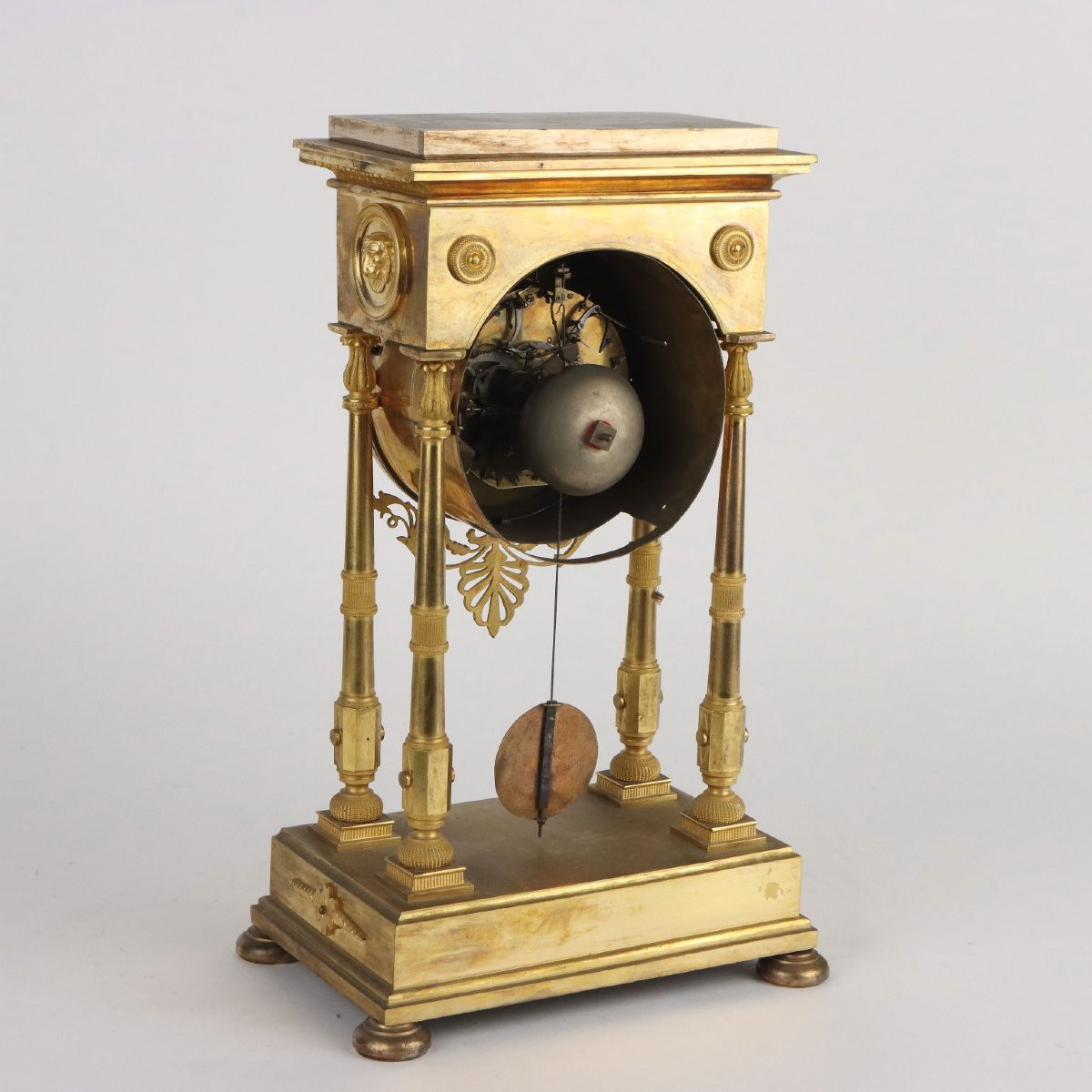 Horloge de Table Ancien en Bronze Robert & Courvoisier France '800-photo-8