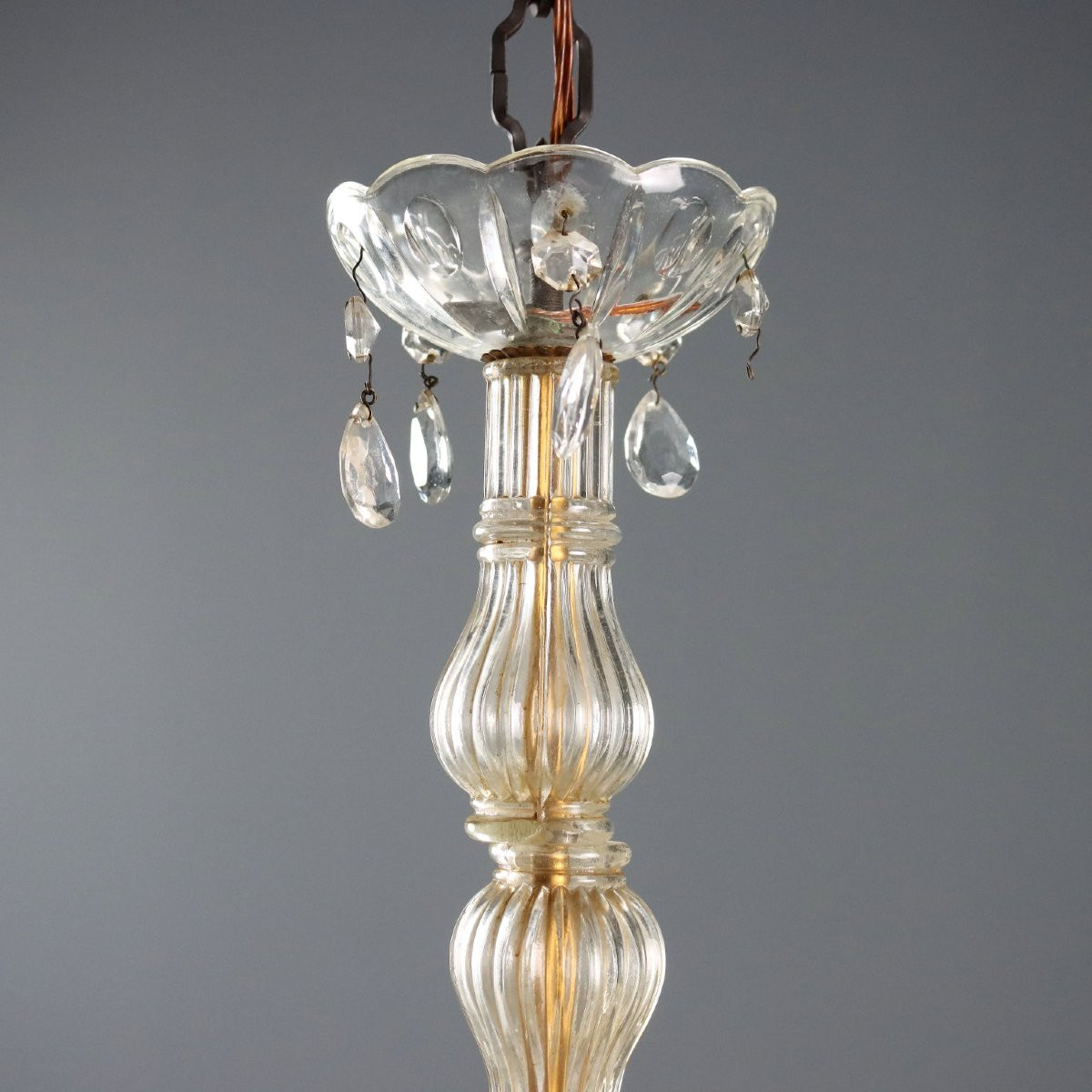Maria Theresa Style Chandelier Italy Early 20th Century-photo-2