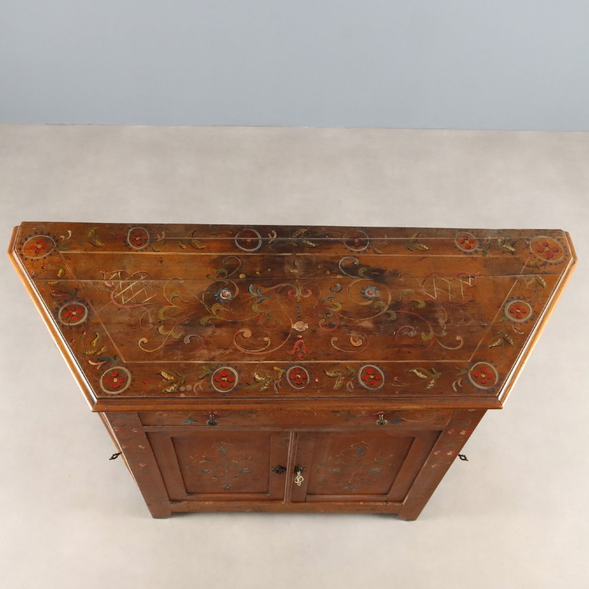 Buffet en bois de cerisier Italie, seconde moitié du XIXe siècle-photo-6