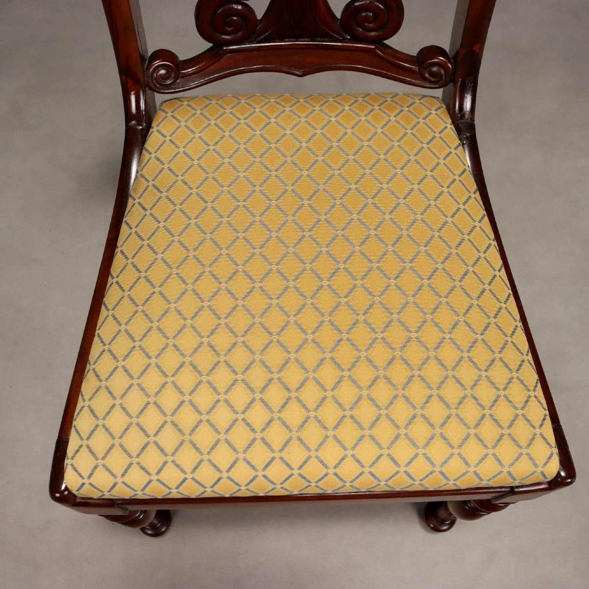 Antique Victorian Chairs Carved Mahogany United Kingdom XIX Century-photo-3