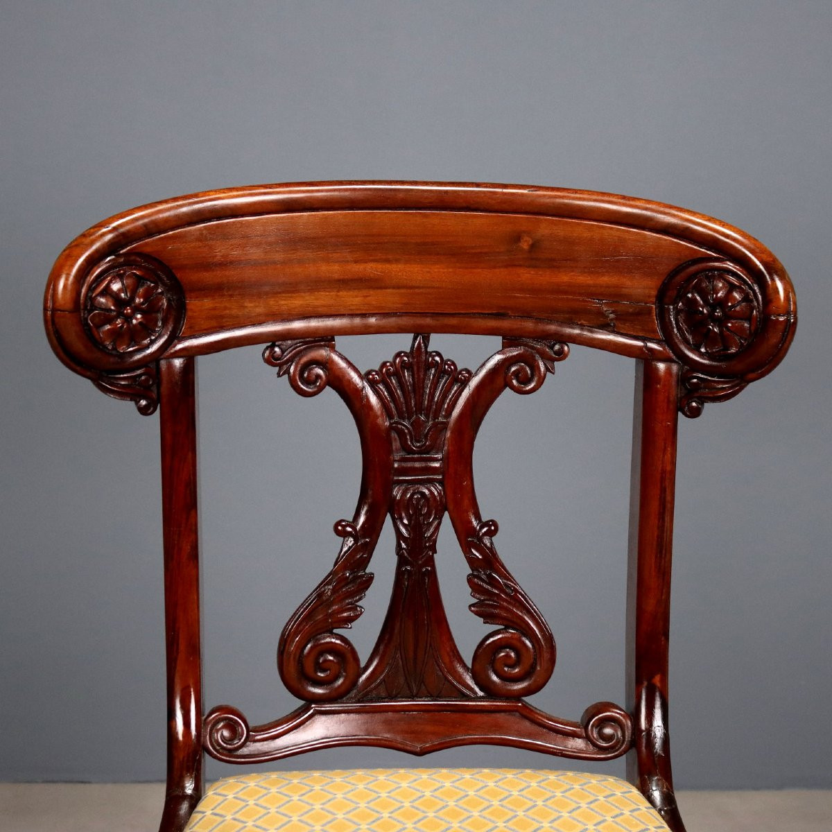 Antique Victorian Chairs Carved Mahogany United Kingdom XIX Century-photo-4