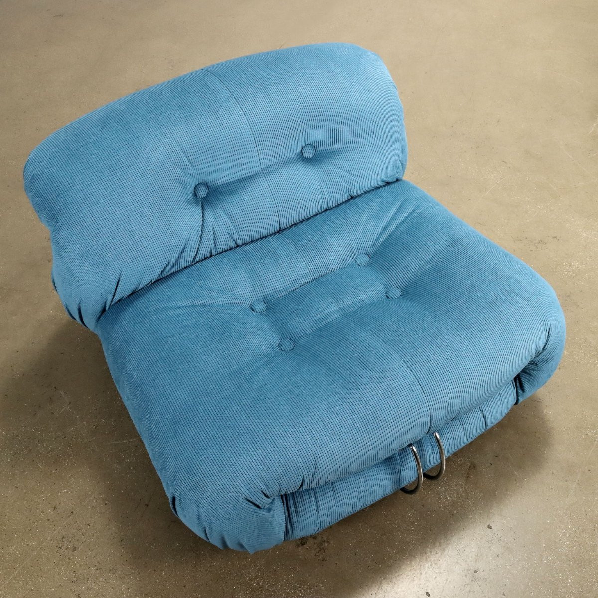 Cassina Soriana Fauteuils Vintage Design Afra & Tobia Scarpa Années 70-photo-4