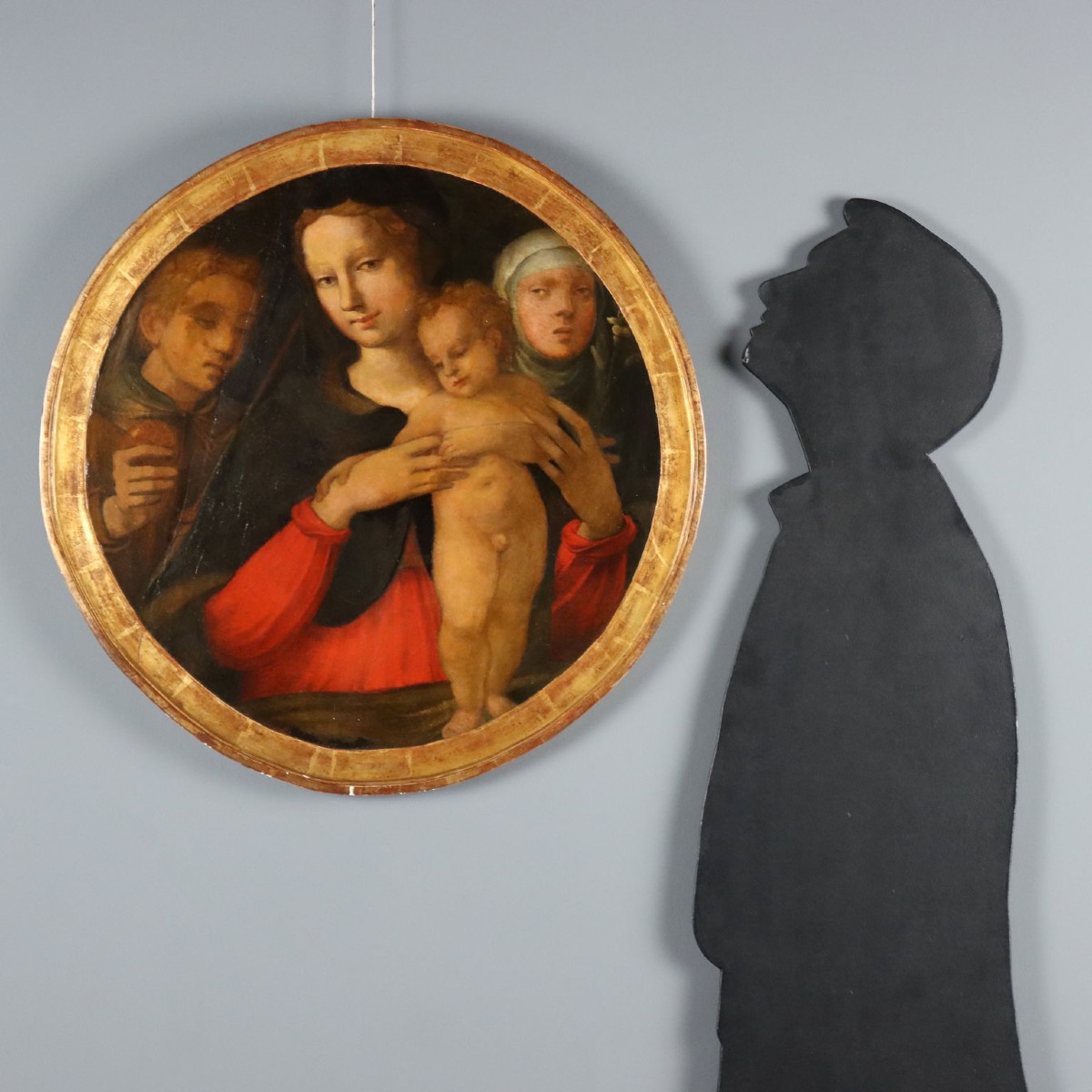 Vièrge à L'Enfant Tableau Ancien Bartolomeo Neroni XVIe Siècle-photo-2