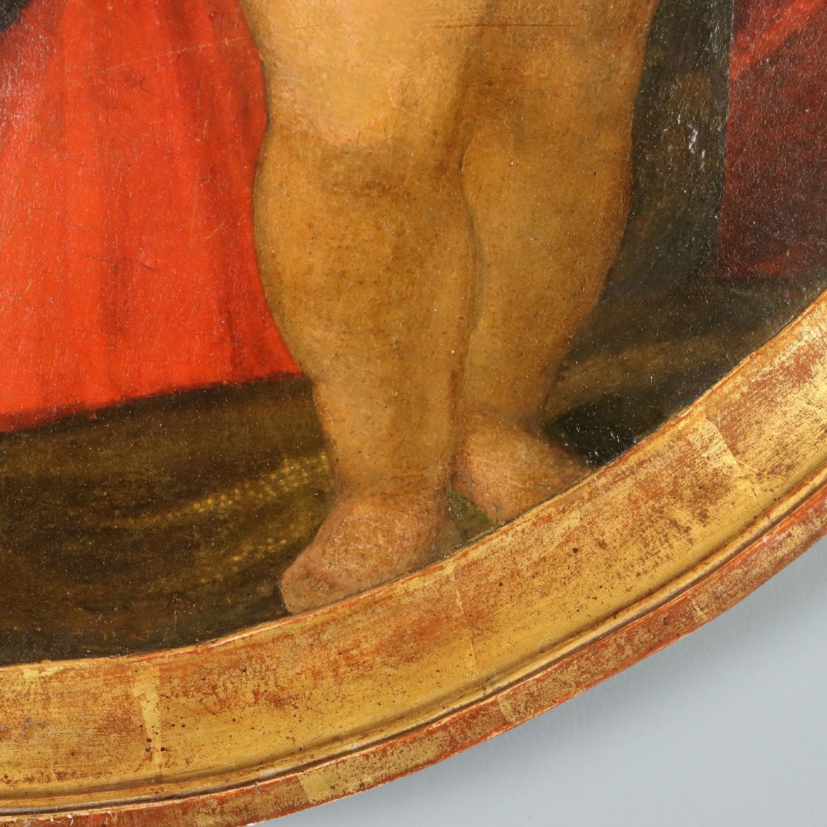 Vièrge à L'Enfant Tableau Ancien Bartolomeo Neroni XVIe Siècle-photo-4