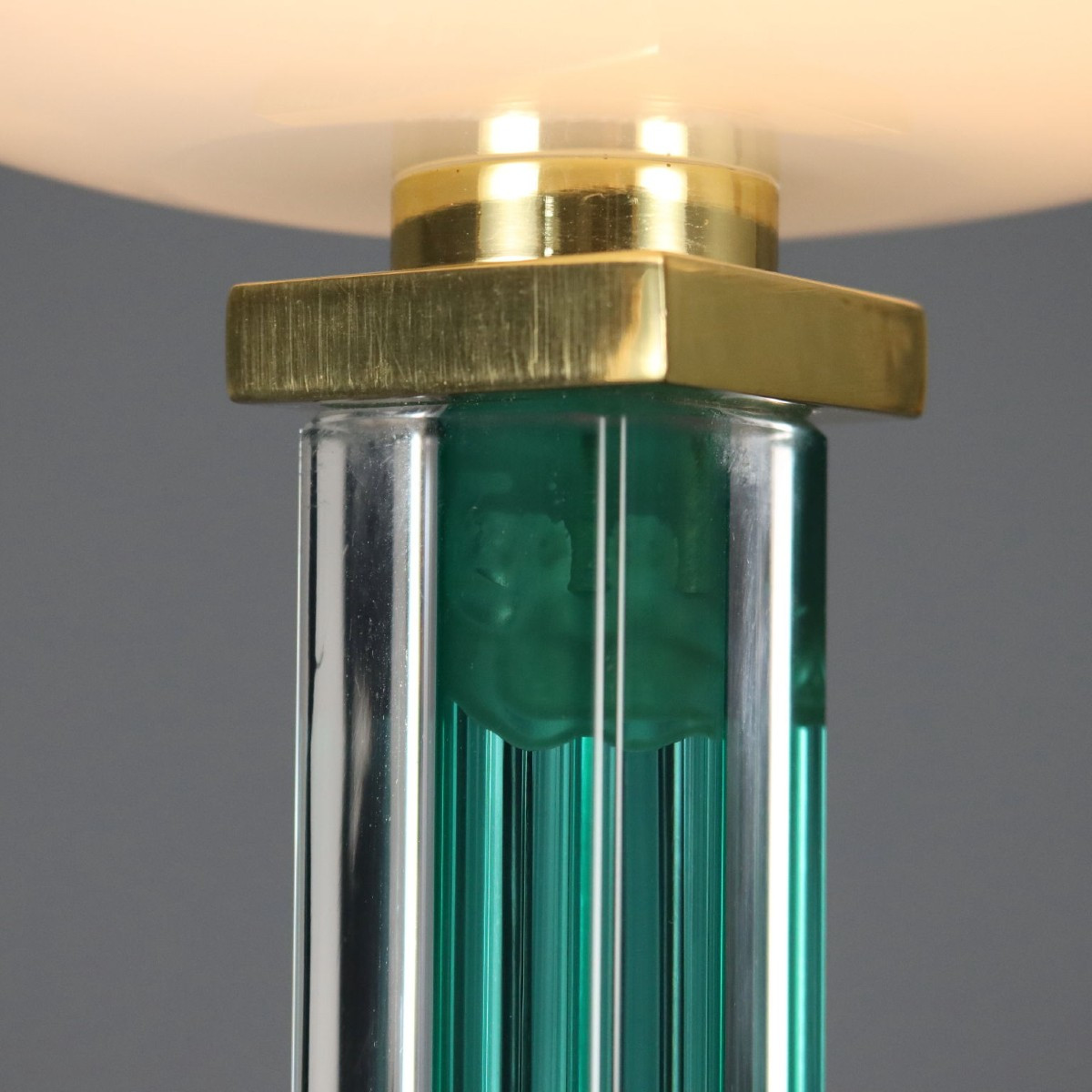 Lampadaire Venini Tolboi Vintage Verre de Murano Design Années 90-photo-4