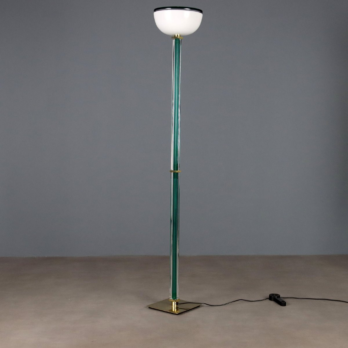 Lampadaire Venini Tolboi Vintage Verre de Murano Design Années 90-photo-3