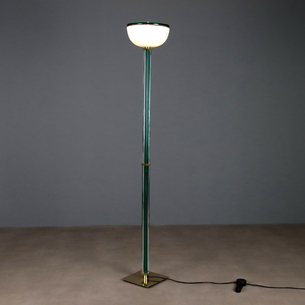 Lampadaire Venini Tolboi Vintage Verre de Murano Design Années 90
