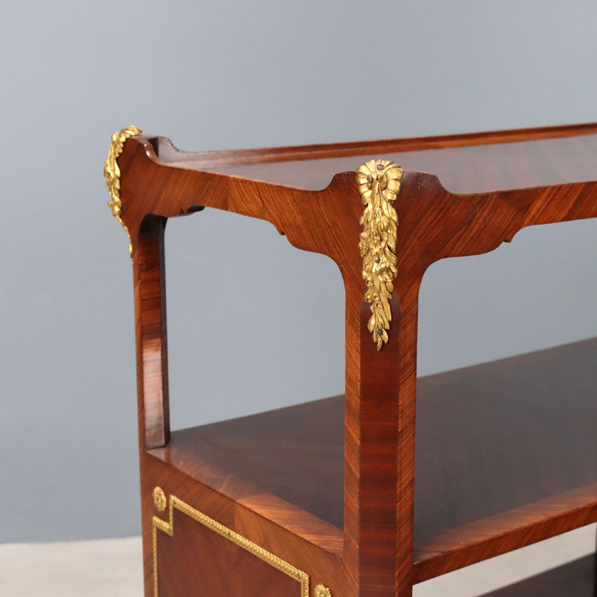Antique Victorian Etagere Mahogany Bois De Violette XIX Century-photo-3